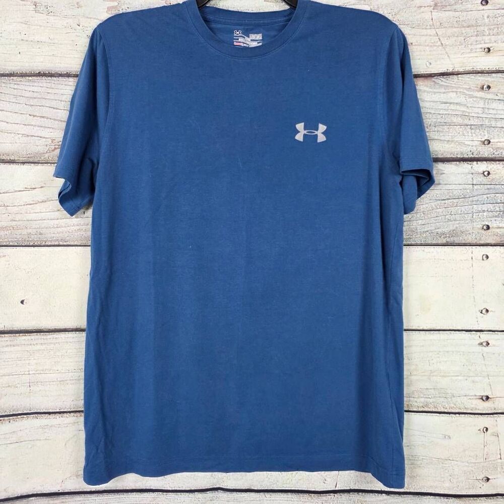 Under Armour Blue HeatGear Graphic T-Shirt Men’s M